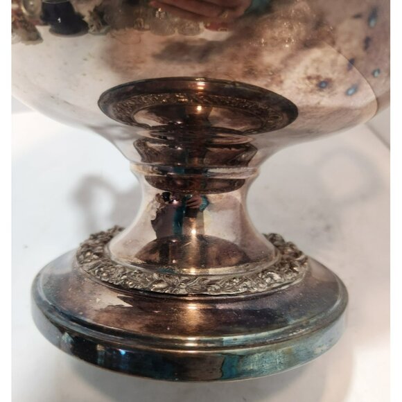 Vintage Sheridan Victorian Silverplate Ice Champagne Wine Bucket Trophy Style - Picture 13 of 16